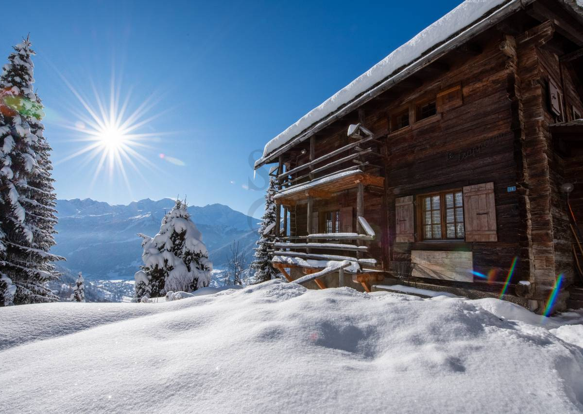 Chalet typique avec vue à couper le souffle 