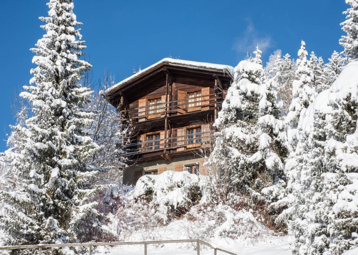 Chalet typique avec vue à couper le souffle 