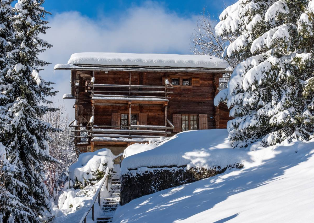 Chalet typique avec vue à couper le souffle 