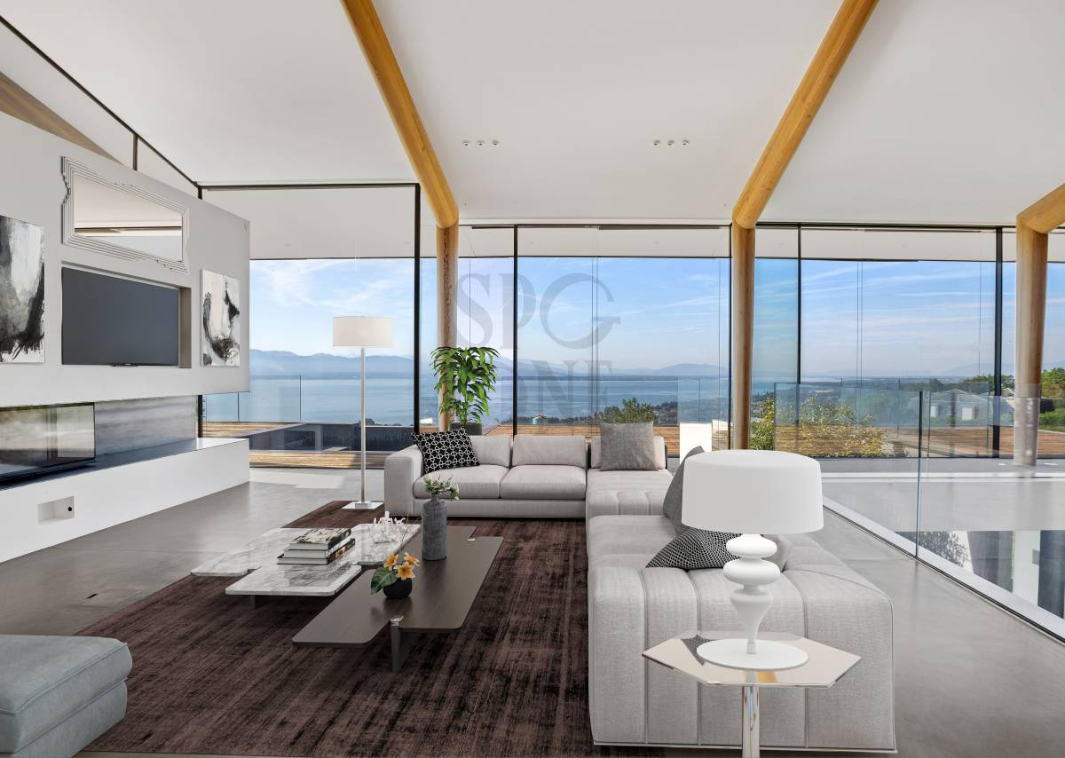 Luxury family villa with panoramic view