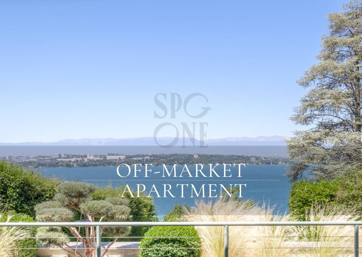 Appartement d'exception avec terrasse et vue lac – Off market