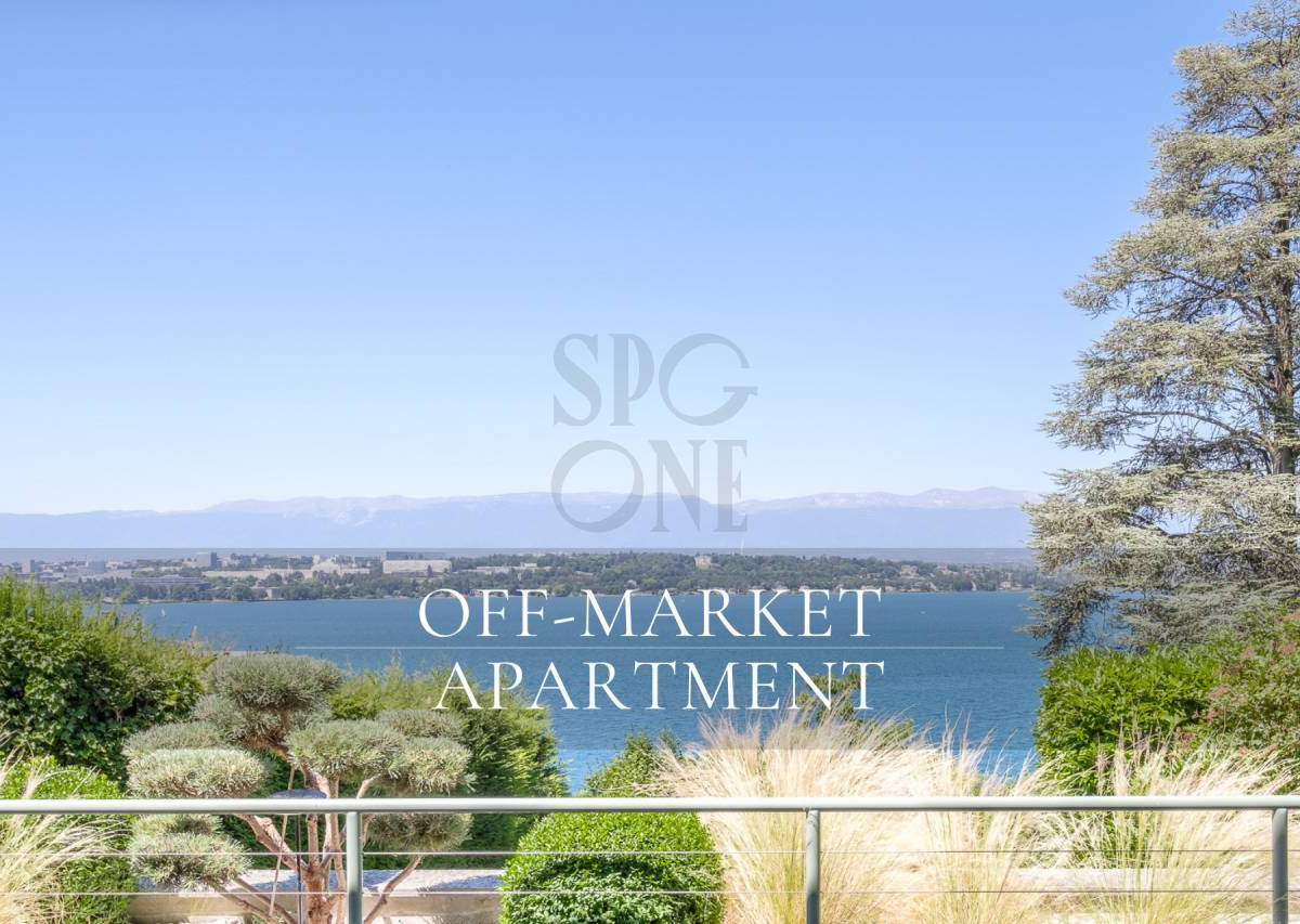 Appartement d'exception avec terrasse et vue lac – Off market