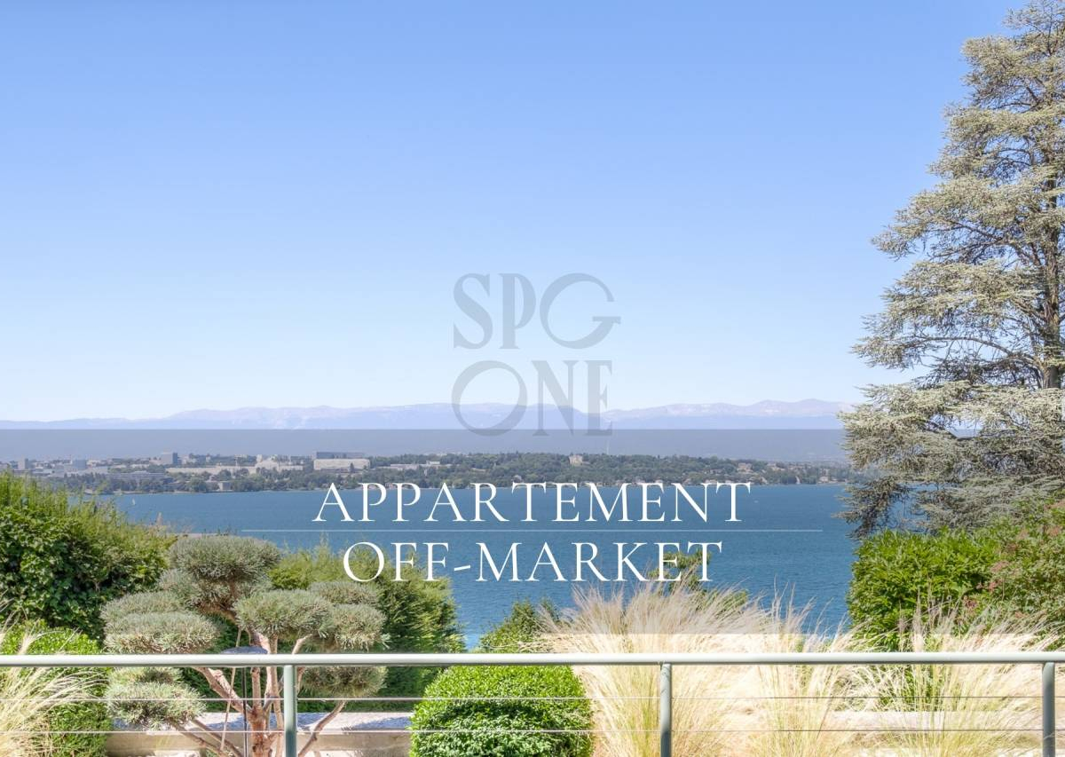 Appartement d'exception avec terrasse et vue lac – Off market