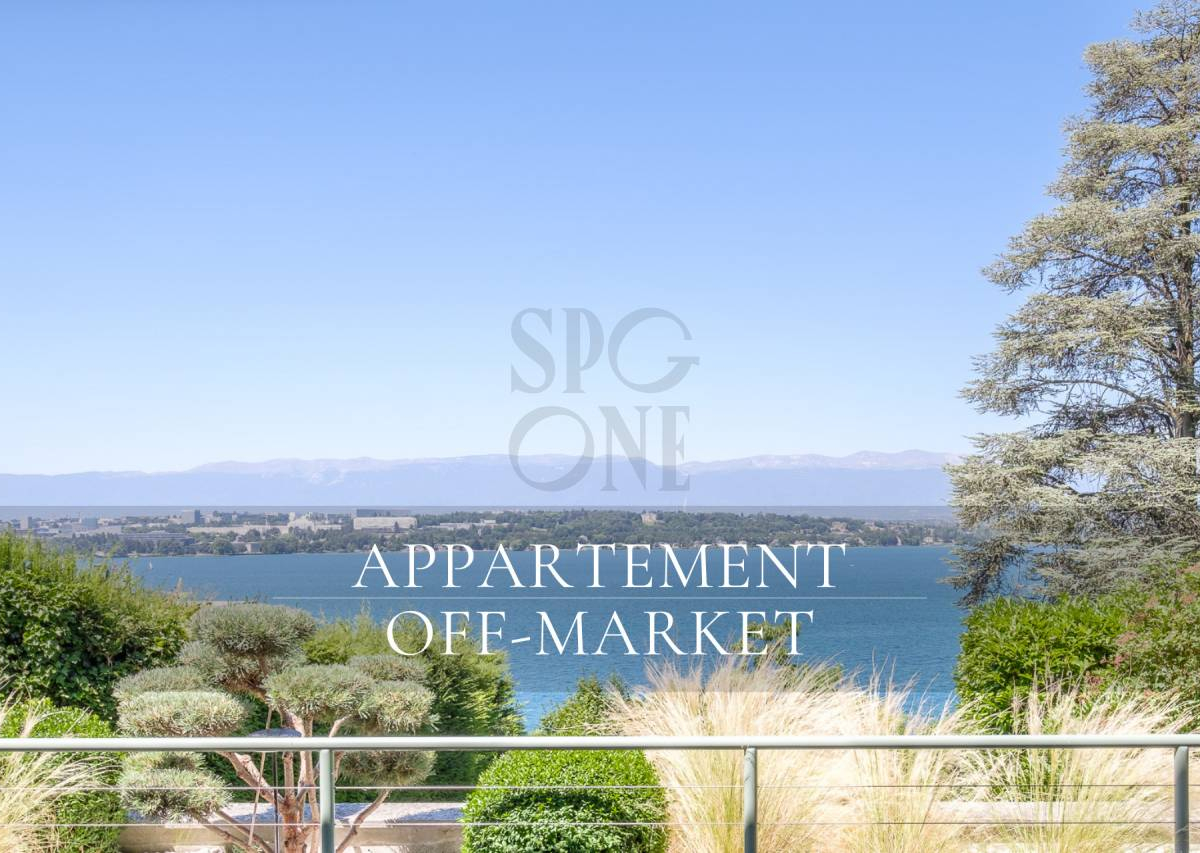 Appartement d'exception avec terrasse et vue lac – Off market