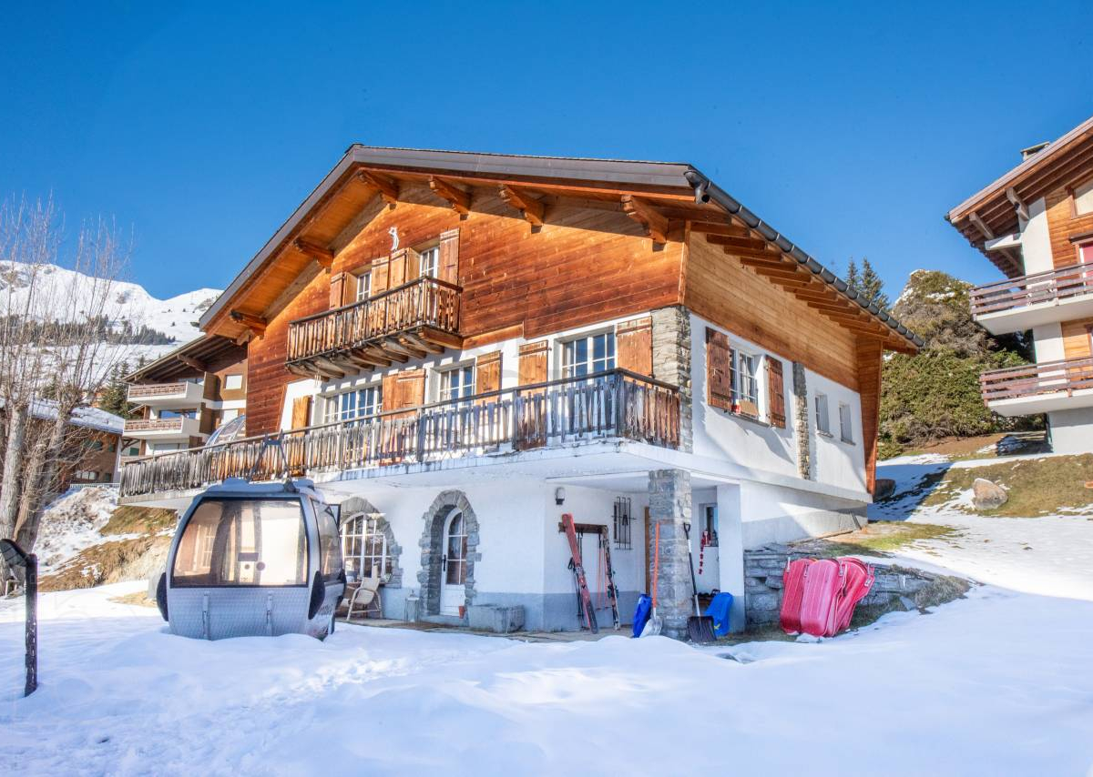 C'est dans la région de Brunet que se niche ce chalet