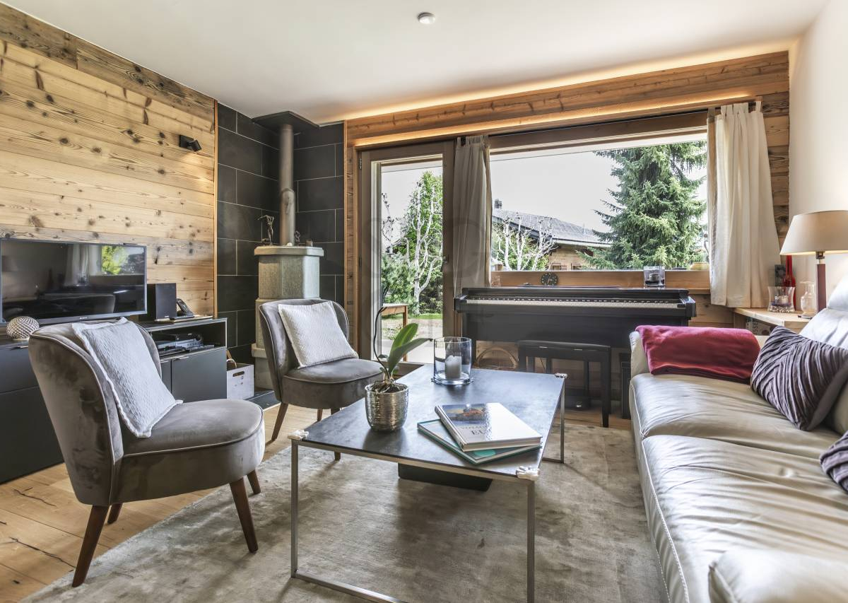 Un lumineux appartement de 2 chambres au rez-de-jardin
