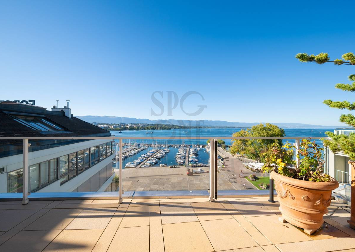 Penthouse en duplex face au lac avec terrasse et vue panoramique