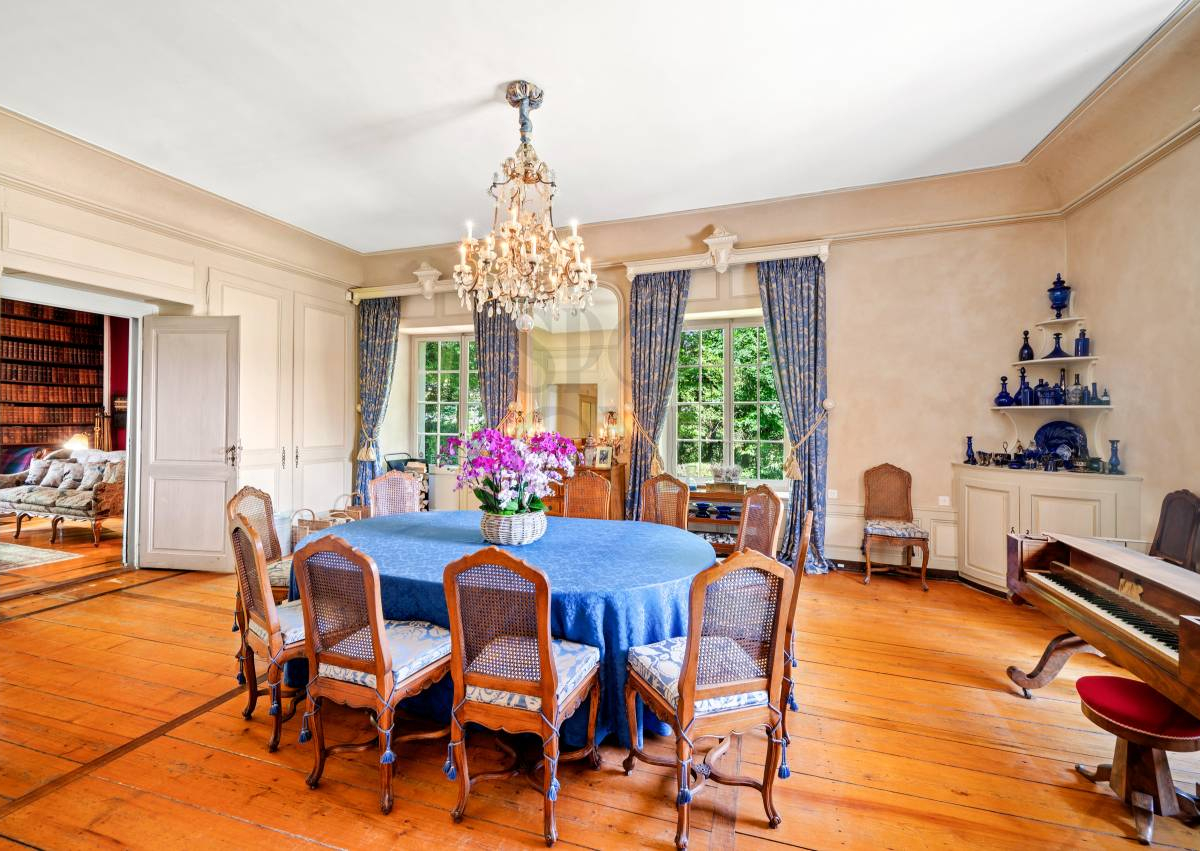 Demeure de charme au cœur d'un parc séculaire avec vue