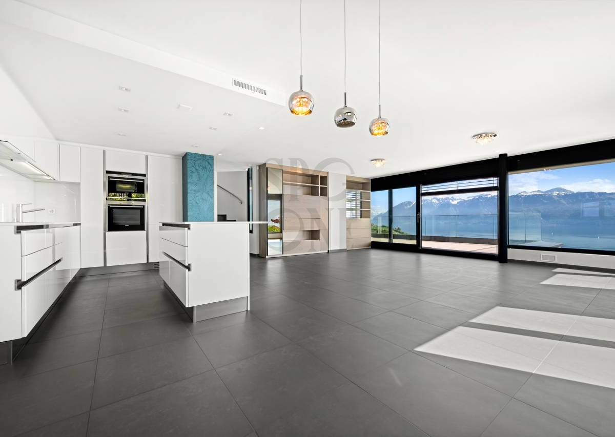 Villa d'architecte avec vue panoramique au cœur du Lavaux