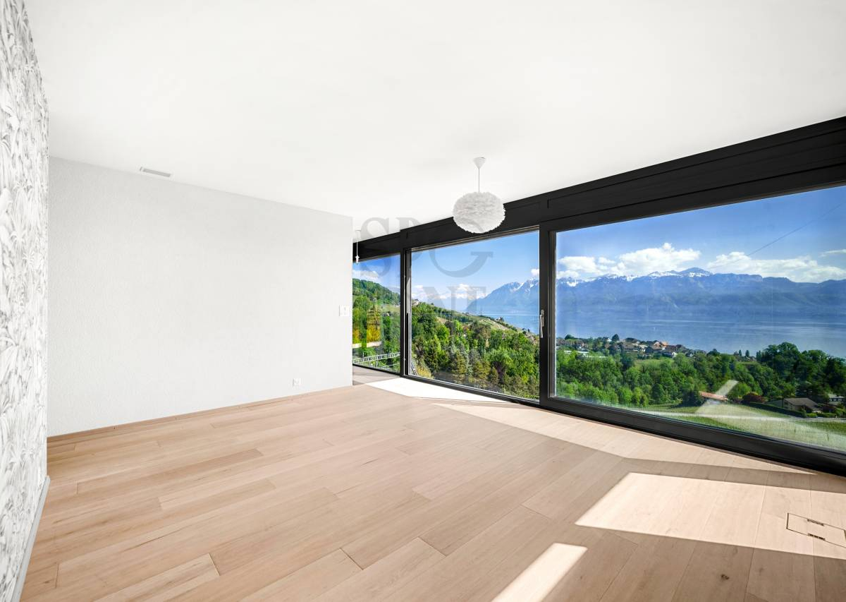 Villa d'architecte avec vue panoramique au cœur du Lavaux