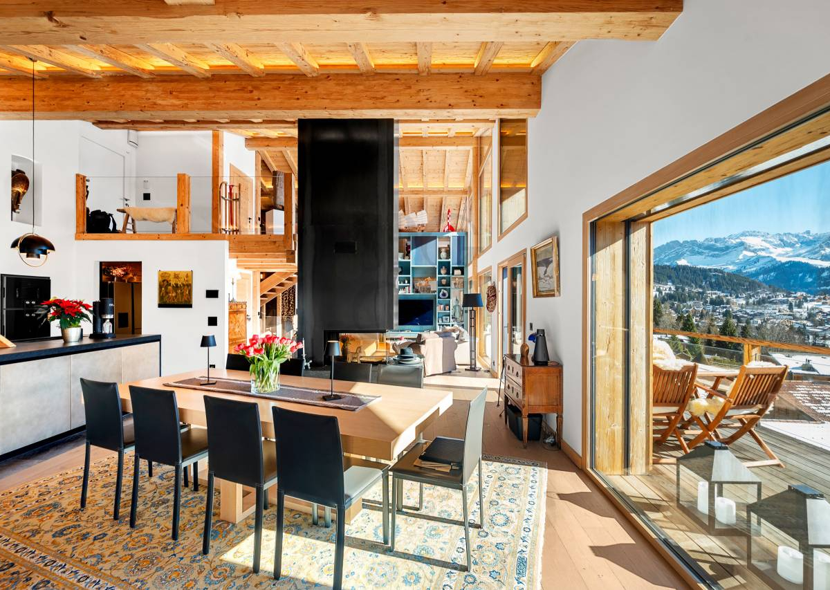 Chalet de grand standing avec vue panoramique