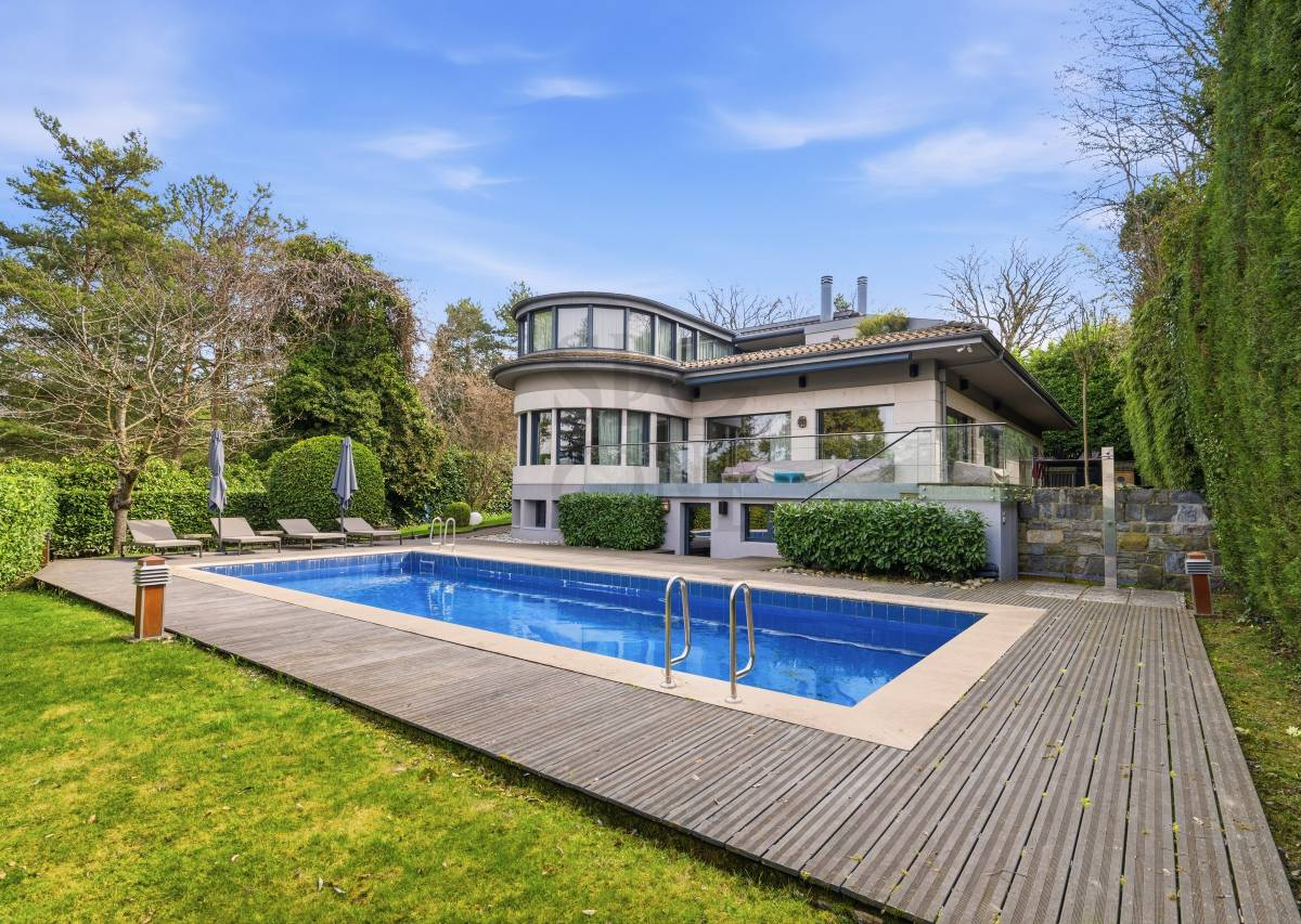 Élégante villa clé en main avec vue sur le lac – Cologny