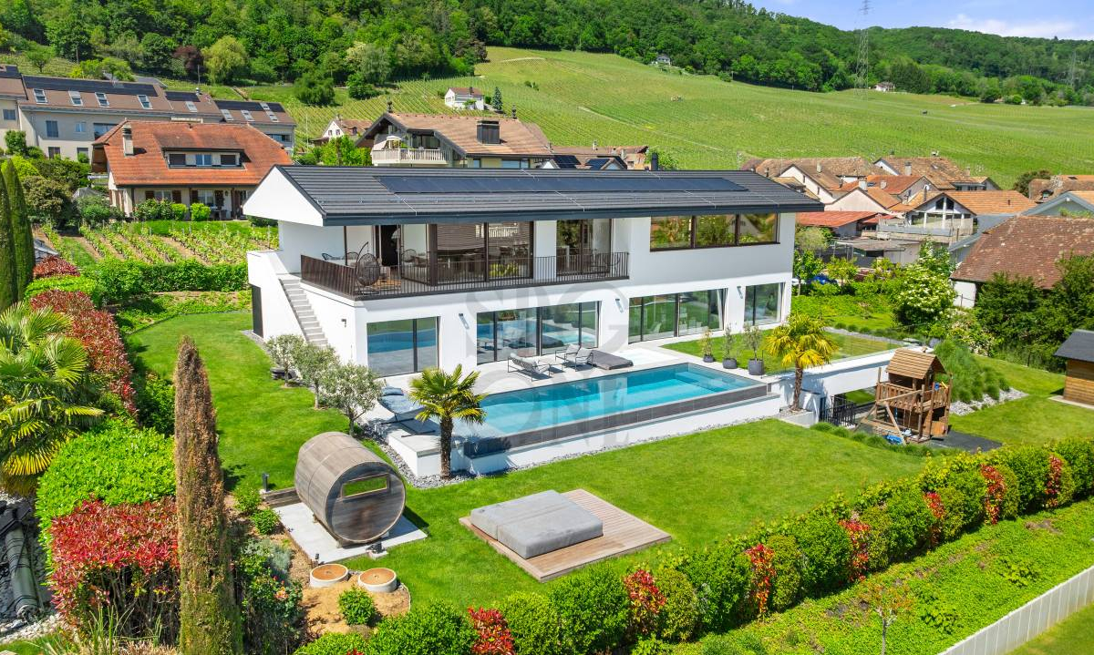 Entre design contemporain et horizon alpin