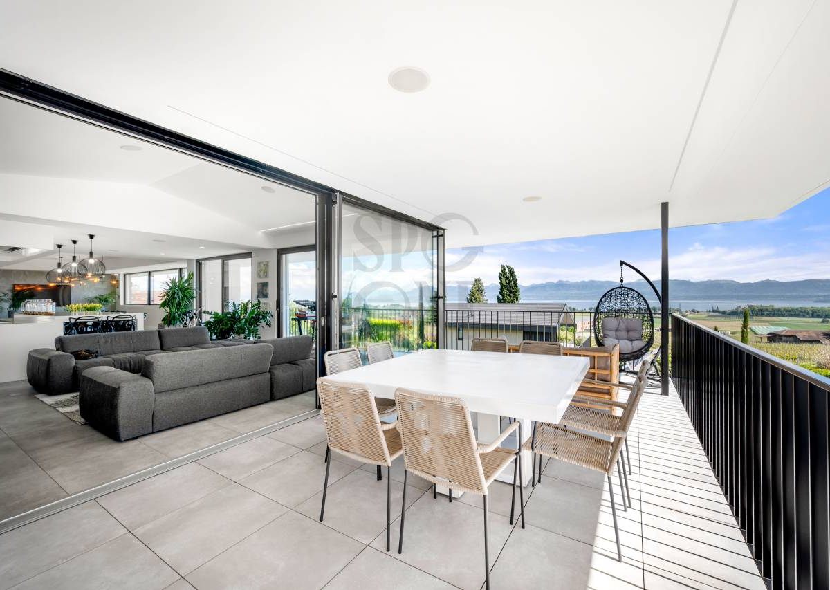 Entre design contemporain et horizon alpin