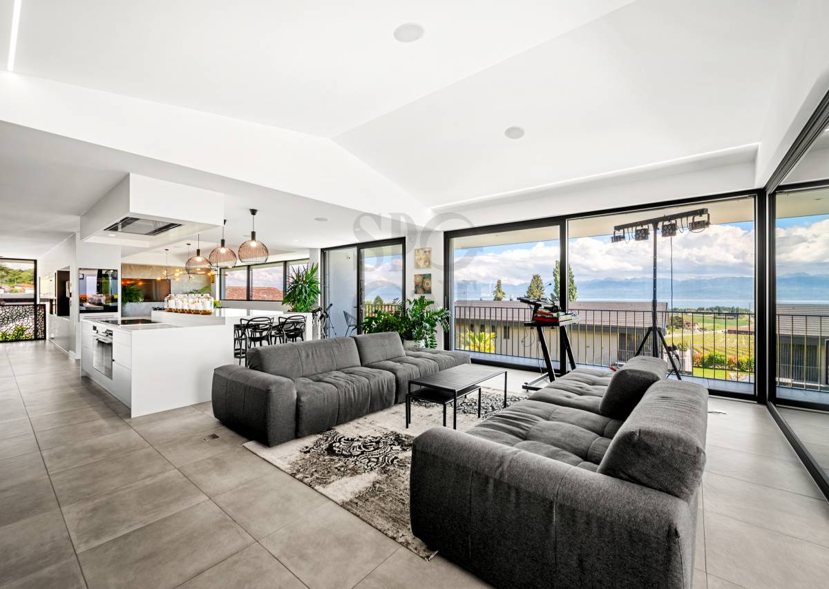 Entre design contemporain et horizon alpin