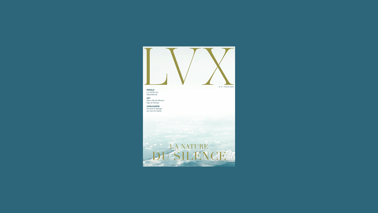 LVX Magazine numéro 3 - L'édition Automne/Hiver est désormais disponible