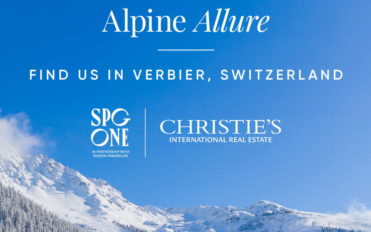 Christie's International Real Estate officialise le partenariat exclusif entre SPG One et Besson Immobilier