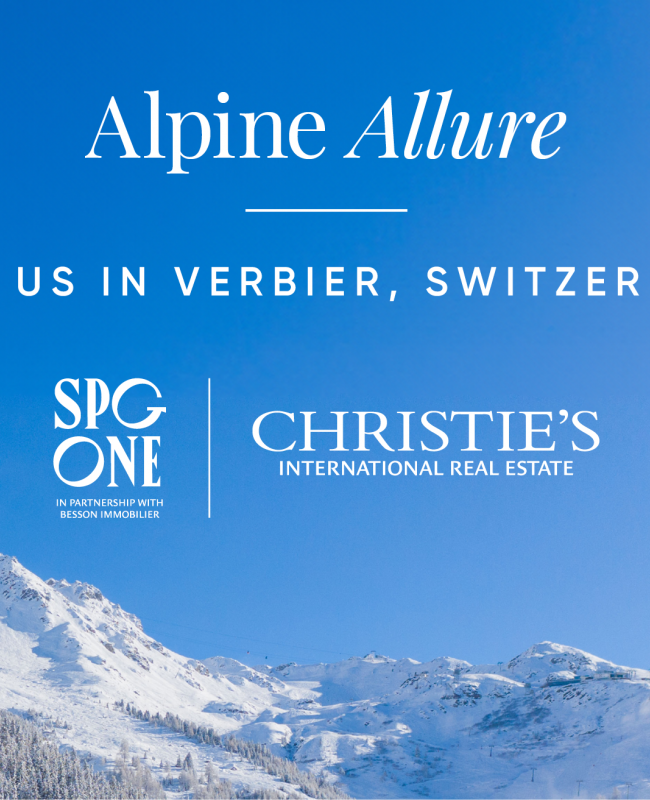 Christie's International Real Estate announces exclusive partnership between SPG One and Besson Immobilier