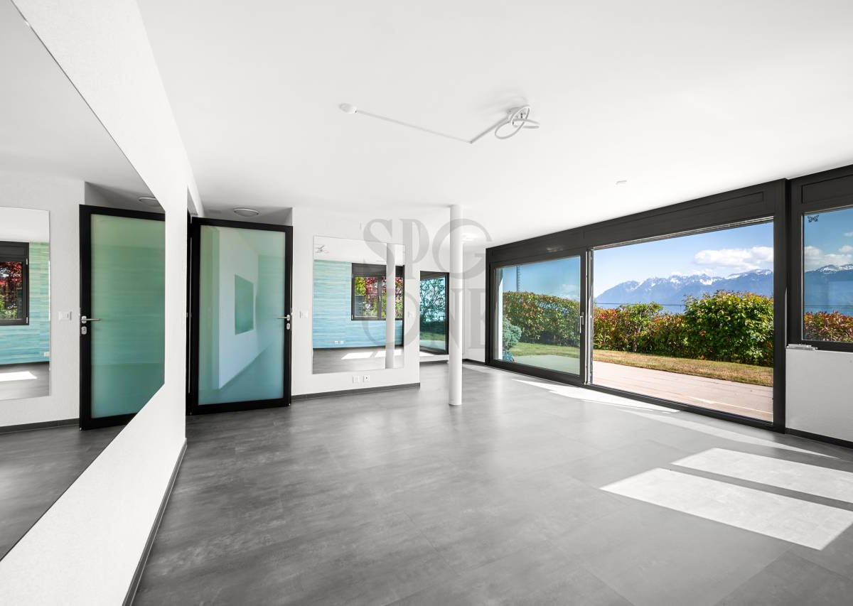 Villa d'architecte avec vue panoramique au cœur du Lavaux