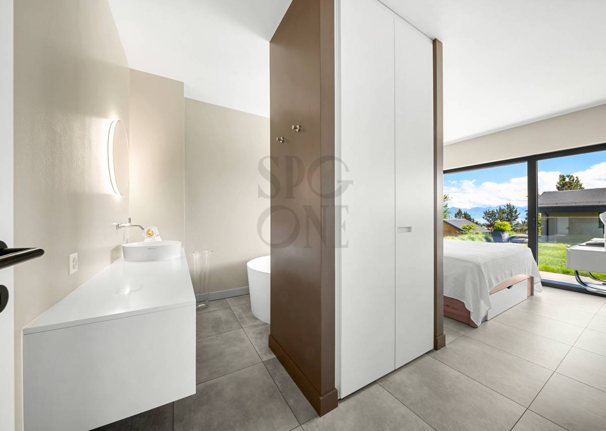 Entre design contemporain et horizon alpin
