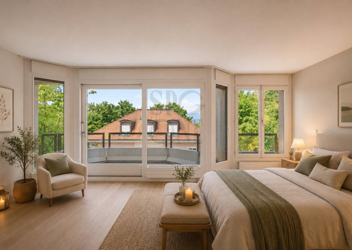 Townhouse au cœur de Champel avec jardin et terrasses